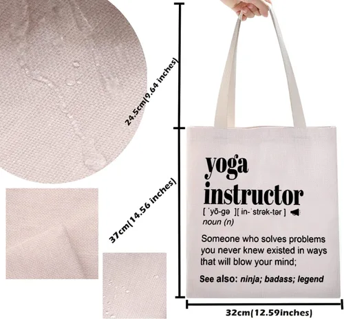 Miniatura 2 de TSOTMO Instructor de yoga Bolsa de maquillaje Bolsa de maquillaje Profesor de yoga Regalo de agradecimiento Instructor de yoga Regalo