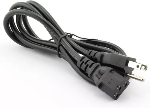 Miniatura 3 de Paquete de 3 cables universales de alimentación de CA de 3 pies para computadora de escritorio