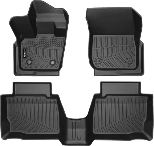 Miniatura 93 de HAFIDI® - Tapetes para auto con almacenamiento debajo del asiento, para todo clima, antideslizantes, de elastómero termoplástico, para la primera