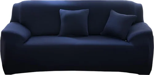 Miniatura 15 de Funda elástica para sofá de color sólido para sofá de 1/2/3/4 plazas, fundas para sofá modular en forma de L, protector de muebles con fundas