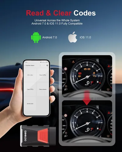 Miniatura 6 de GOOLOO DEEPSCAN DS200 OBD2 Escáner Herramienta de Diagnóstico, Bluetooth Inalámbrico Diagnósticos de Todos los Sistemas para iOS y Android, Control