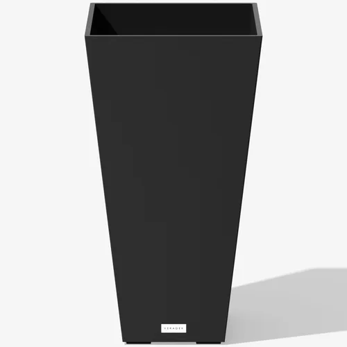 Miniatura 13 de Veradek V-Resin - Macetero cónico para interiores y exteriores, paquete de 2 (26 pulgadas, gris)