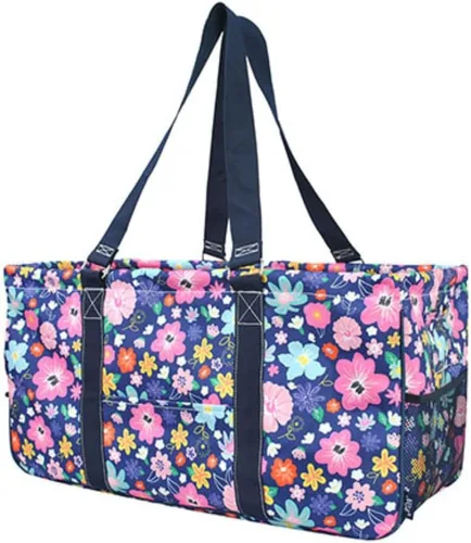 Miniatura 7 de NGIL Bolsa de comestibles reutilizable extra grande plegable de gran tamaño para comestibles, almacenamiento, picnic, playa, Flecha-negro