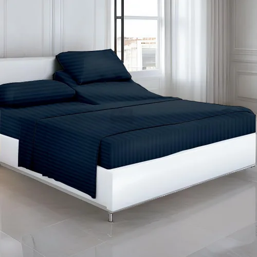 Miniatura 22 de Cottingon Juego de sábanas de 4 piezas para camas ajustables, 100% algodón egipcio de 28 pulgadas, hojas de cabeza flexible para dormir con números