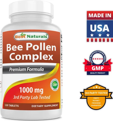 Miniatura 6 de Complejo de polen de abeja 1000 mg y óxido de magnesio 500 mg