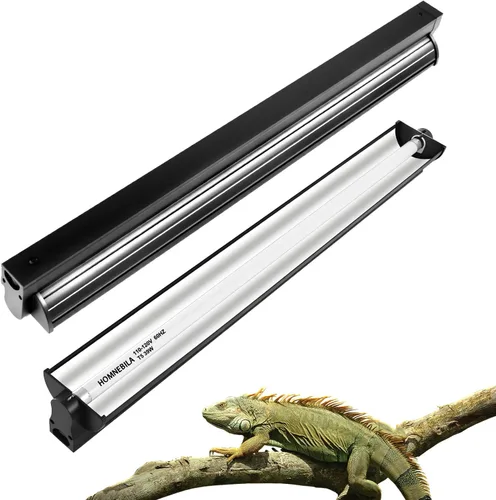 Lámpara T5 10.0 UVB para reptiles, 39 W, 34 pulgadas, T5 UVA/UVB Bombilla fluorescente para dragón barbudo, tortuga, leopardo Gecko, lagartos del