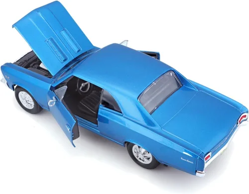 Miniatura 3 de Maisto 1:24 1966 Chevy Chevelle SS 396 Modelo de coche, multicolor