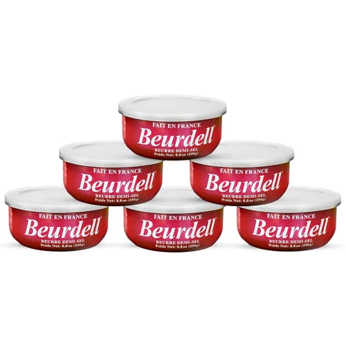 Miniatura 7 de Beurdell Mantequilla francesa salada real enlatada 100% natural pasteurizada, una verdadera mantequilla de Francia, ideal para preparación