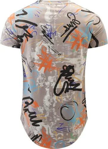 Miniatura 2 de Camiseta YININF Hipster Hip Hop de manga larga, para hombre