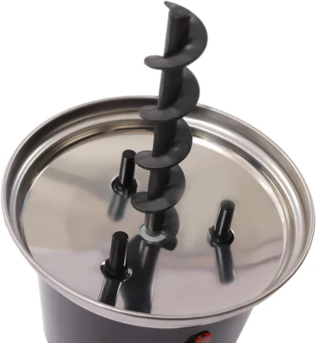 Miniatura 7 de Fuente de chocolate de 3 niveles, fuente de chocolate de 120 V y 40 W para queso, fuente de fondue de chocolate para fiesta de cumpleaños, boda