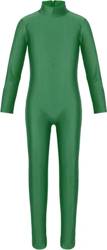 Miniatura 37 de Body de manga larga para niños y niñas, con cuello alto, cuerpo completo, leotardo de gimnasia