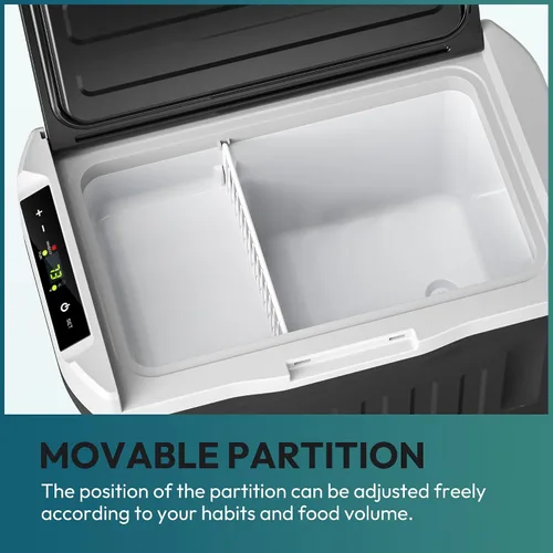Miniatura 6 de EUHOMY Refrigerador de 12 voltios, enfriador de 22 cuartos (21 L) 12 V, enfriador eléctrico de compresor -4 ℉ ~ 68 ℉, refrigerador de 12 V 12/24 V