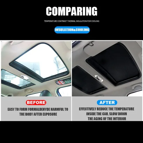 Miniatura 3 de Protección de techo solar plegable anti-UV con aislamiento térmico y reflector para Mini Cooper R50 R52 R55 R56 R60 F54 F55 F56 F60 Countryman