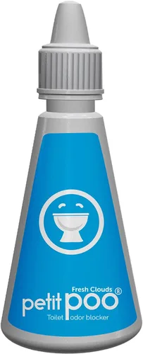 Eliminador de gotas de olores de inodoro totalmente natural, desodorizante, bloqueador de olores, ambientador líquido - Botella personal con