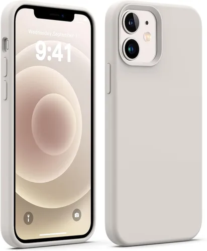 Miniatura 13 de JELE Funda a prueba de golpes diseñada para iPhone 11, funda de teléfono de silicona líquida con [forro de microfibra suave antiarañazos]