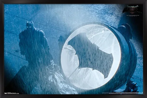 Miniatura 8 de Trends International Película DC Comics – Batman v Superman – Póster de pared de señal, 14.725 x 22.375 pulgadas, versión enmarcada de madera