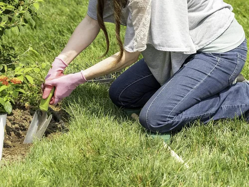 Miniatura 5 de Jokari Las rodilleras de jardín permiten que tu jardinero se arrodille tan cómodamente como una alfombrilla de jardinería. Almohadilla de espuma
