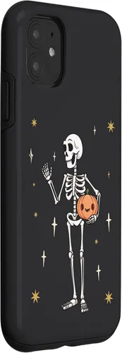 Miniatura 3 de Funda divertida de Halloween con diseño de esqueleto para iPhone 11