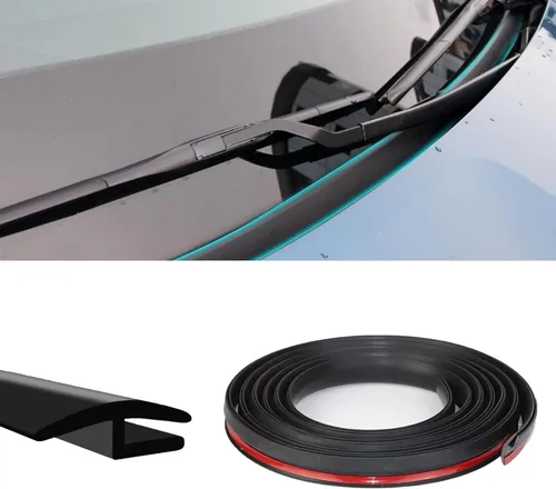 Tira de sellado de goma para parabrisas de 5.6 pies, tiras de sellado para techo solar delantero y trasero de automóvil, tira de sellado universal