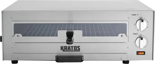 Miniatura 3 de Kratos 29M-037 16" Horno de pizza eléctrico comercial para encimera, 120V, 1700 vatios, horno de pizza de acero inoxidable con puerta de vidrio