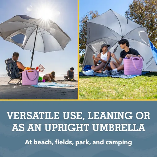 Miniatura 3 de Sport-Brella Premiere UPF 50+ Protection Umbrella Shelter with Patented Side Panels and Tilt Mechanism, Heavy-Duty 1.25 Inch Center Pole, Auger