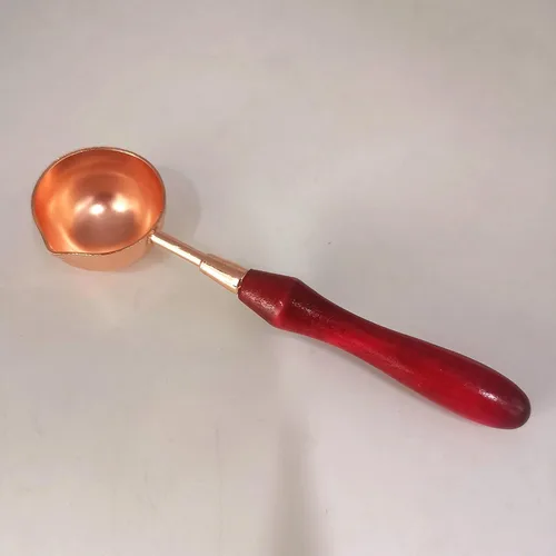 Miniatura 3 de EatingBiting Calentador de cera de madera, kit de cuchara derretida, palos de cera, herramienta de horno de fusión, olla de estufa, sello de cera