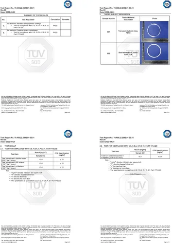 Miniatura 5 de Filamento para impresora 3D PETG de grado alimenticio certificado ECO - CARBON by Comfy Materials - Probado en laboratorio, compatible con la FDA