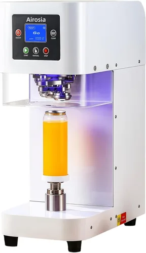 Miniatura 6 de Máquina selladora de latas automática comercial con motor más fuerte, máquina de sellado de vasos para latas de 5.5 pulgadas, máquina de enlatado