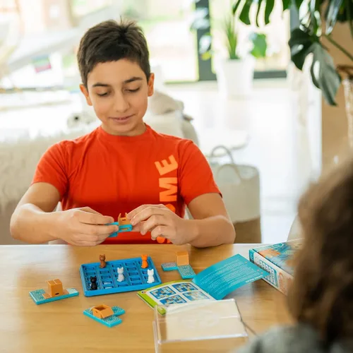 Miniatura 7 de SmartGames Cats & Boxes - Juego de rompecabezas lógico con 60 desafíos para mayores de 7 años
