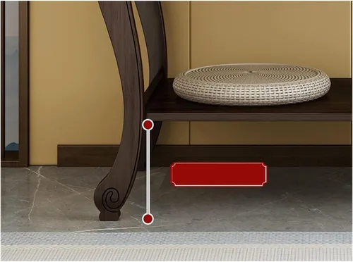 Miniatura 5 de Estante de altar de Buda Nueva mesa de oferta de estilo chino, Gabinete de porche de madera maciza, Nicho budista, Mesa de incienso, Hogar