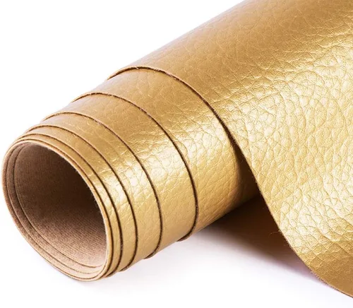 Miniatura 32 de ANMINY Tela de cuero sintético de vinilo de 54" de ancho para tapicería por yarda de 0.7MM de espesor, cuero PU suave para exteriores