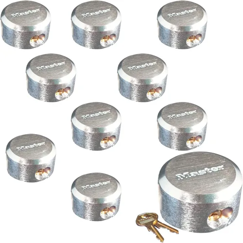 Miniatura 3 de Keyed Alike 6271NKA-2 candado maestro con grillete oculto, candados resistentes a los golpes