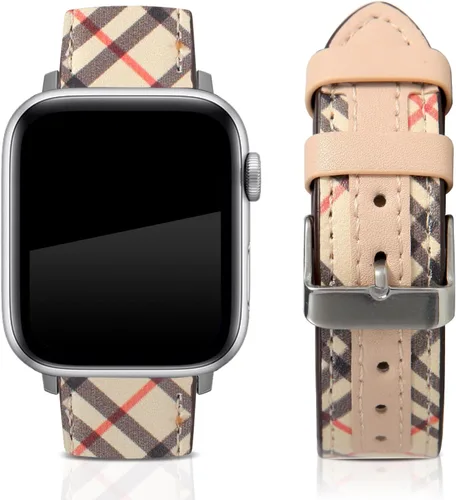 Miniatura 9 de Correa de diseñador compatible con Apple Watch S11 de 1.654 in y 1.811 in, 1.496 in, 1.575 in, 1.614 in, 1.732 in, 1.772 in y 1.929 in, correa