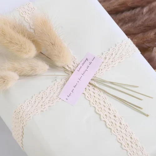 Miniatura 4 de Cinta de encaje vintage de 20 yardas x 0.5 pulgadas, borde de encaje de algodón de ganchillo para paquete de Navidad, costura de bricolaje, boda