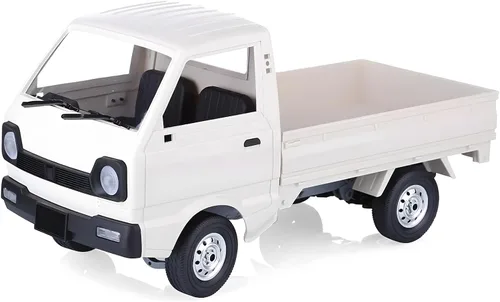 Auto a control remoto 1/10 con faros LED, 2.4 GHz RC Rock Crawler camiones de tracción trasera, camioneta todoterreno para adultos, regalos de