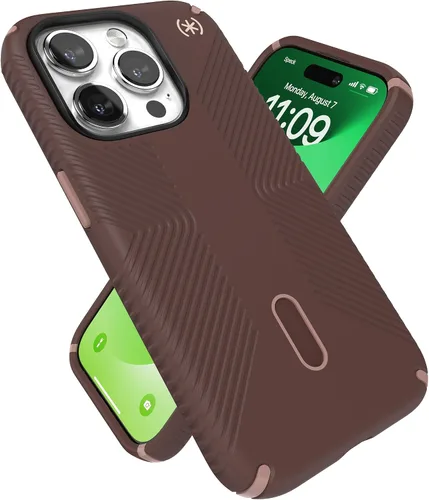 Miniatura 7 de Funda MagSafe Speck para iPhone 15 Pro - Protección contra caídas y de cámara, ClickLock antideslizante, compatible con carga inalámbrica, se adapta