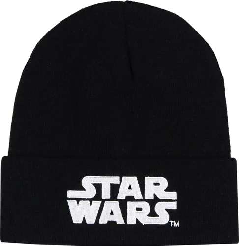 Miniatura 3 de Star Wars Galactic Empire Rebel Alliance - Juego de bufanda y gorro de punto cálido para invierno, Negro