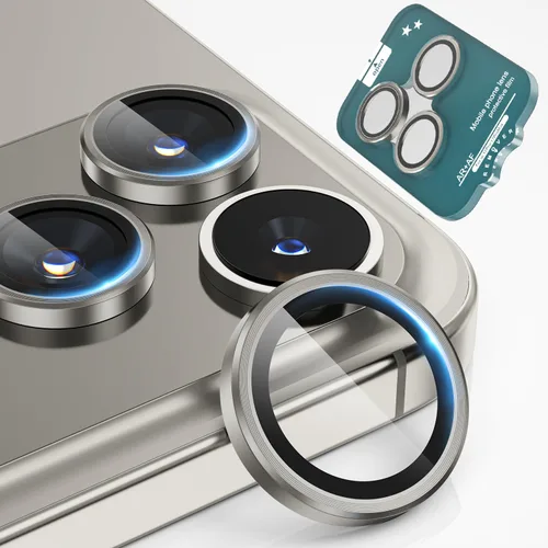Miniatura 8 de imluckies Protector de lente de cámara para iPhone 17 Pro, iPhone 17 Pro Max, iPhone 16 Pro, iPhone 16 Pro Max, vidrio templado AR+AF y dureza 9H