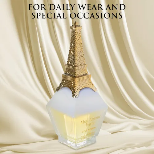 Miniatura 3 de Mon Amour Paris para Mujeres Agua de Perfume - Floral y Frutal - Ylang-Ylang, Rosa de Damasco, Jazmín - Fragancia elegante y clásica para mujer