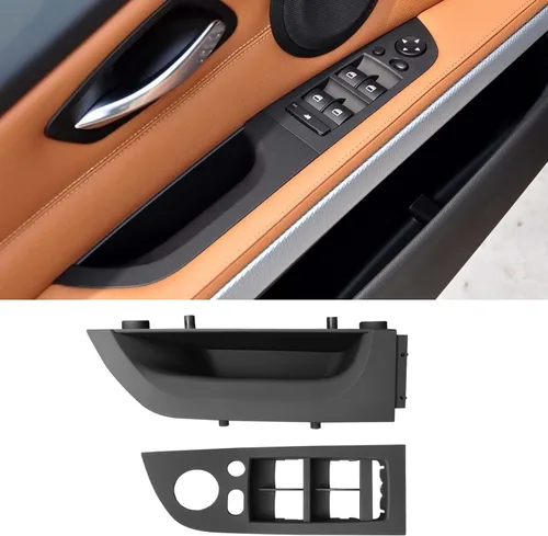Miniatura 8 de Jaronx Compatible con BMW Serie 3 Manija de puerta E90/E91/E92/E93 2004-2011, juego de 6 piezas de repuesto de manija de puerta interior izquierda