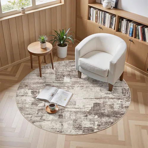 Miniatura 30 de kakania Alfombra lavable de 3 x 5, antideslizante, moderna, de pelo bajo, para entrada, dormitorio, cocina, baño, apta para niños, mascotas, robot