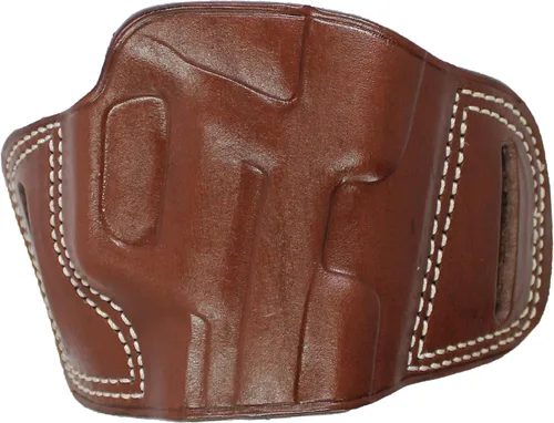 Miniatura 11 de YT HOBBY Funda para pistola de cuero hecha a mano con deslizamiento rápido en la cintura OWB Marrón - mano derecha