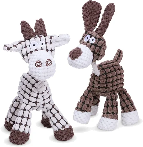 Miniatura 9 de Juguete de felpa chirriante para perro, juguete de felpa chirriante, juguete interactivo para masticar, juguete chirriante para perros pequeños