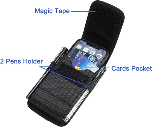Miniatura 5 de Funda para iPhone 17 17e, 17 Pro, 16, 16 Pro 16e, 15 14 13 12 Pro, SE 2022, Samsung Galaxy S26 S25 S24 S23 S22 A10e - Soporte de nailon resistente