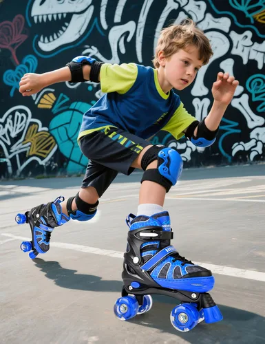 Miniatura 7 de NEMONE - Patines de sirena con ruedas iluminadas y 4 tamaños ajustables para niñas, azul y morado, para niños pequeños, para principiantes, de B