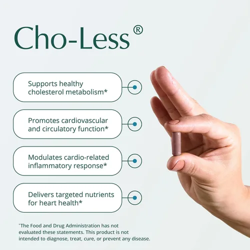 Miniatura 2 de Natura Health Products Suplemento Cho-Less - Promueve el metabolismo saludable de los lípidos y la salud cardiovascular, con niacina, arroz