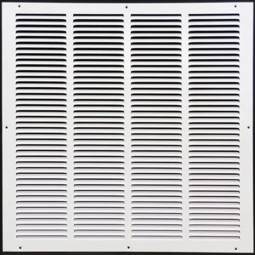 Miniatura 28 de HVAC Premium 30' x 10' [Abertura de conducto] Rejilla de aire de retorno de acero estampado plano - Pared lateral y techo - Cubierta de conducto