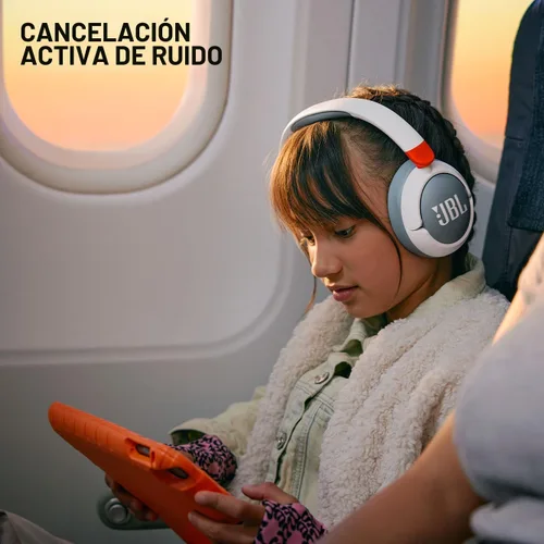 Miniatura 5 de JBL Junior 470NC - Auriculares inalámbricos sobre la oreja con cancelación de ruido para niños con JBL Safe Sound (<85 dB), diseñados para niños