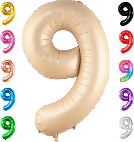 Miniatura 173 de Globo gigante plateado del número 0 de 40 pulgadas – Globo Mylar del número 0 Globo plateado 0 para decoraciones de fiesta Globo plateado