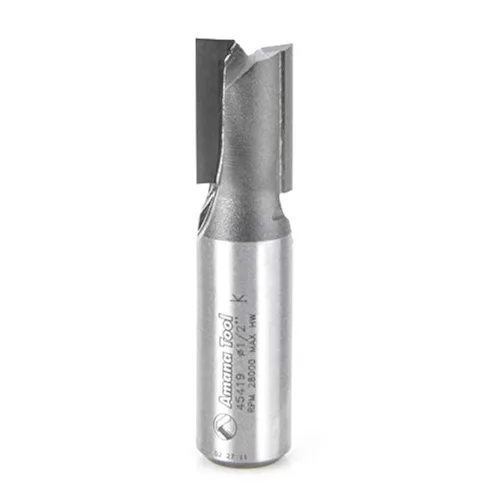 Miniatura 19 de Amana Tool - 45427 - Broca con punta de carburo de inmersión recta, 0,5 pulgadas de diámetro x 2-1/2 x 1/2" de vástago